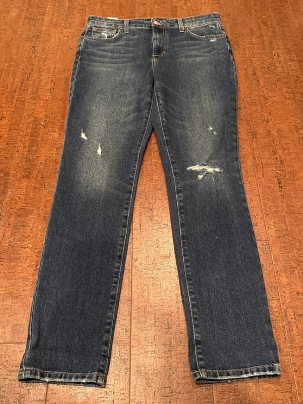 Joes Jeans 28 Boyfriend Slim Ankle Jeans Distressed